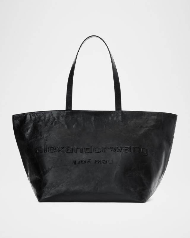 Punch Leather Tote Bag